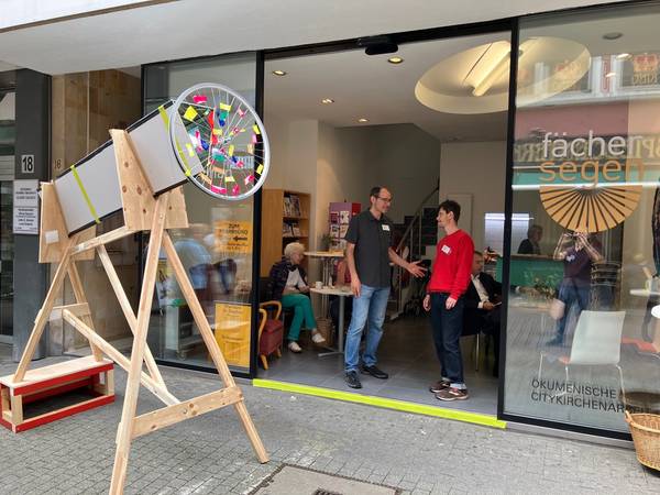 Eröffnung des Fächersegensraums in Karlsruhe