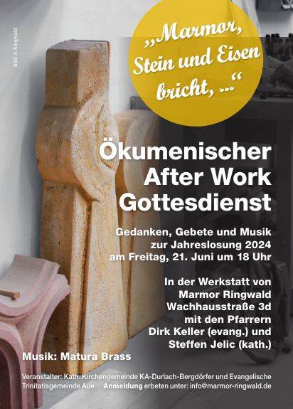 Ökumenische Citykirchenarbeit Karlsruhe - Afterwork Gottesdienst