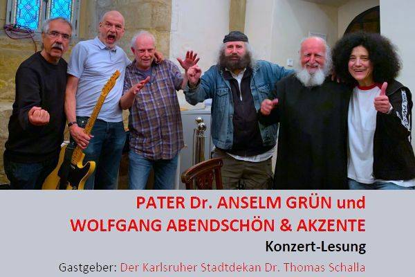 Ökumenische Citykirchenarbeit Karlsruhe, Ökumenischer Gottesdienst in der Stadtkirche mit Wolfgang Abendschön und Akzente