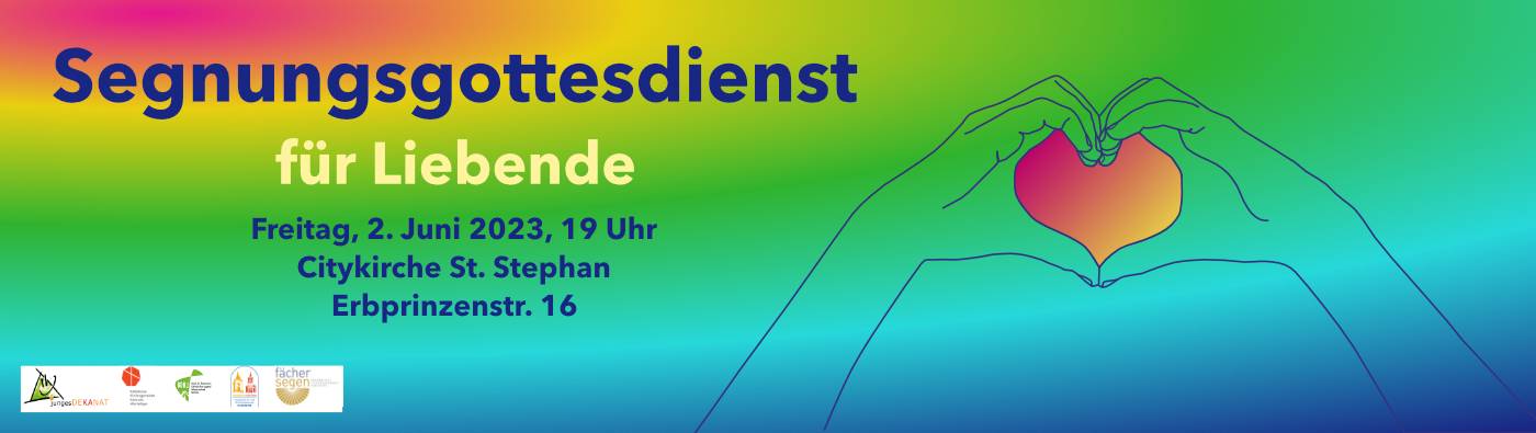 Die Ökumenischen Citykirchenarbeit unterstützt die Aktion CSD Karlsruhe 2023