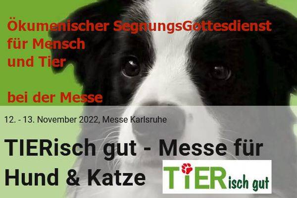 Ökumenische Citykirchenarbeit veranstaltet einen Segnungsgottesdienst für Mensch und Tier in der Messe