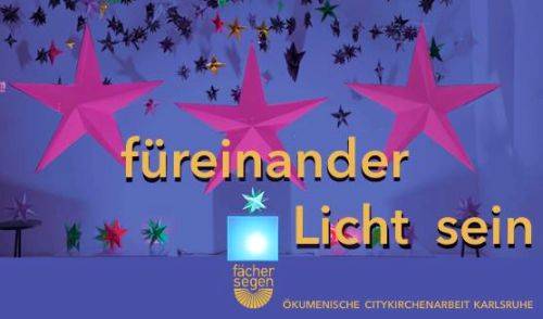 Licht sein - Pop_Up_Store der Ökumenische Citykirchenarbeit Karlsruhe