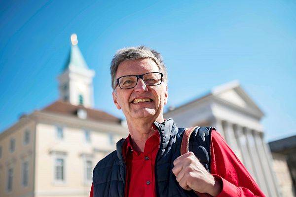 Fächersegen Karlsruhe Dirk Keller der Wanderprediger