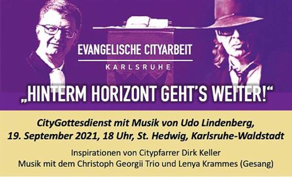 Citygottesdienst mit Musik von Udo Lindenberg
