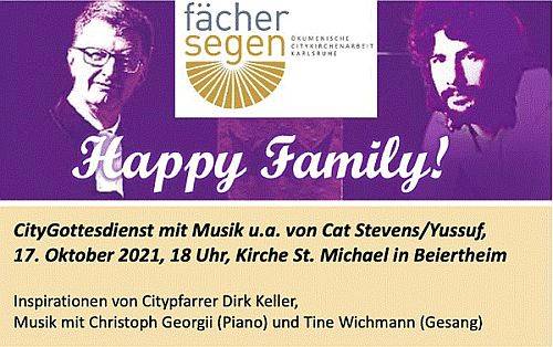 Citygottesdienst u. a. mit Musik von Cat Stevens