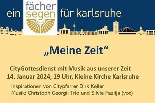 Fächersegen Karlsruhe - Citygottesdienst mit Musik
