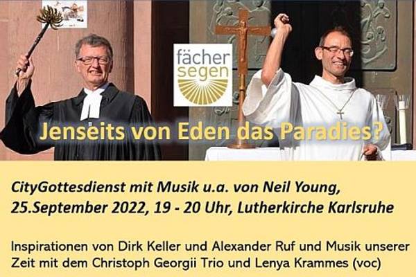 Fächersegen Karlsruhe Citygottesdienst mit Musik